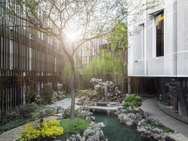 現(xiàn)代建筑與古典園林的結合