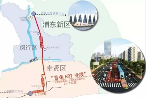 上海首條BRT沿線(xiàn)綠色景觀工程預(yù)計(jì)年底竣工