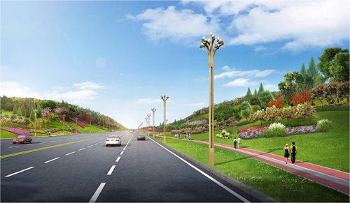 園冶杯專業(yè)獎：銅梁區(qū)迎賓路延伸段道路工程景觀提質(zhì)工程設(shè)計