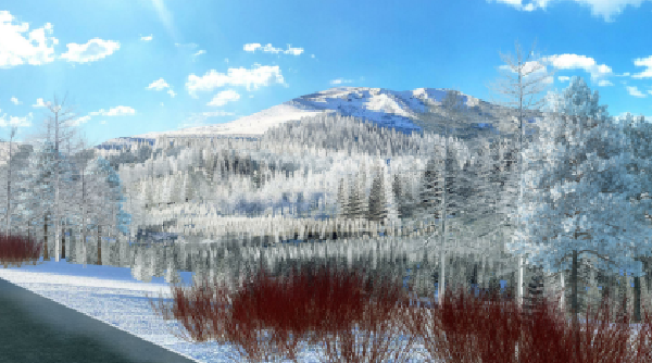 “道法自然”打造崇禮冬奧生態(tài)廊道景觀