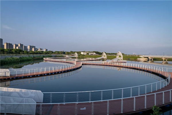 無(wú)錫太湖流域小溪港魚咀公園