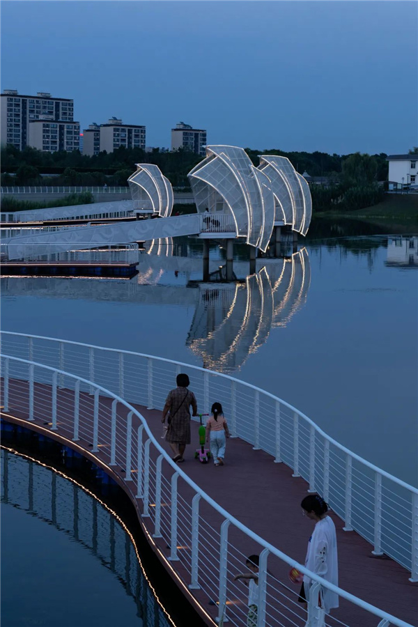 無(wú)錫太湖流域小溪港魚咀公園