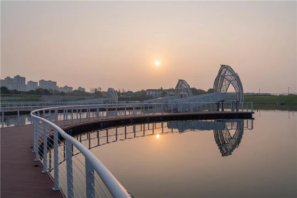 無(wú)錫太湖流域小溪港魚咀公園