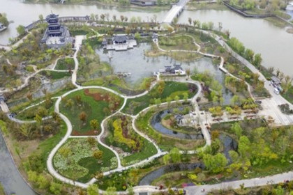 江蘇：生態(tài)留白迎蝶變 “世園”花開棗林灣